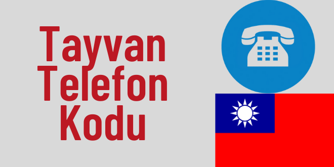 +886 tayvan telefon kodu